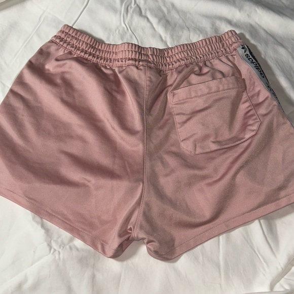 Adidas Women's Athletic Shorts in Soft Pink - Picture 2 of 3